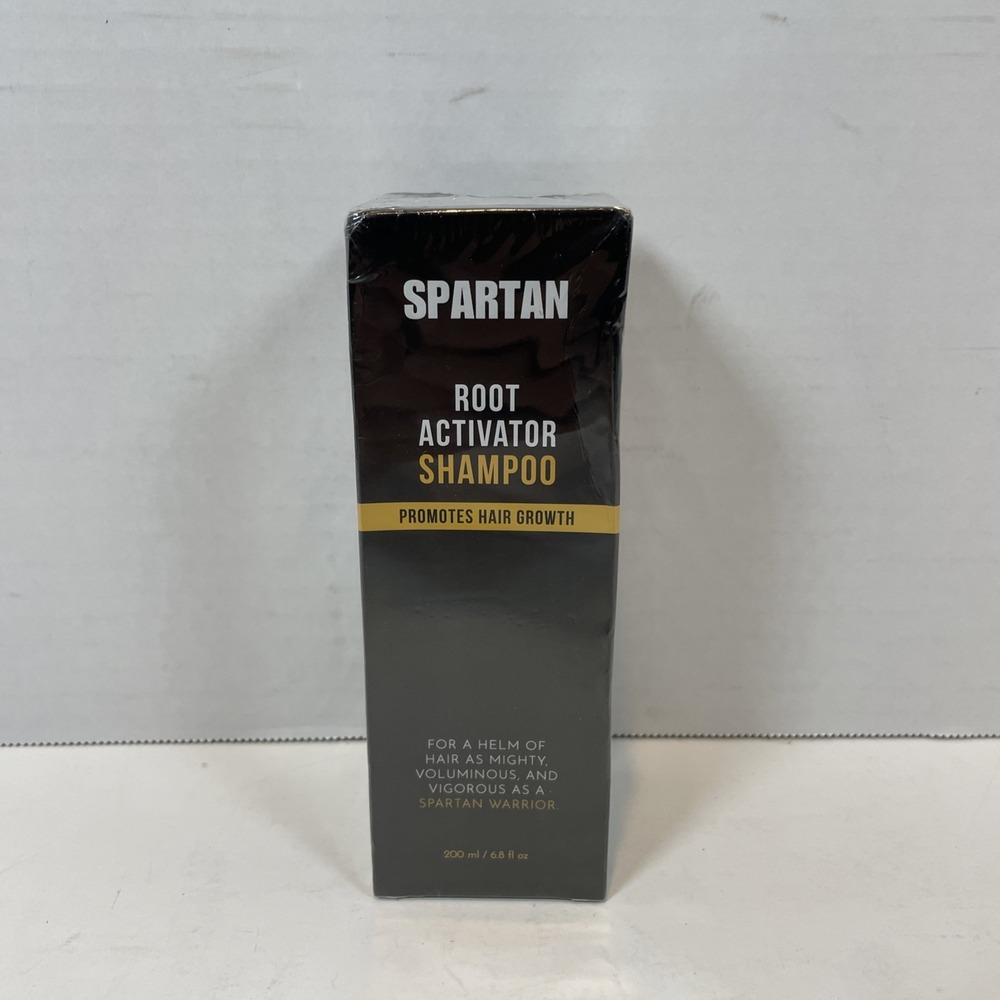 Spartan Root Activator Shampoo Promotes Hair Growth Men's 6.8 oz 200ml Sealed